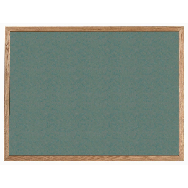 Wall Cork Bulletin Board, Green, 36" H x 48" W