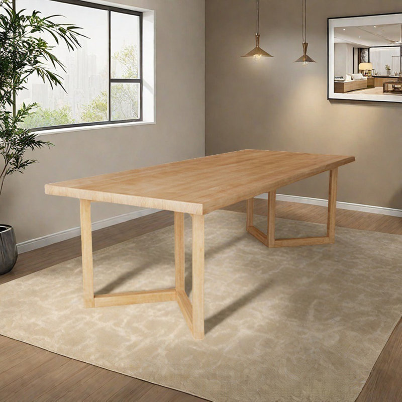High-end solid wood dining table, 29.52"H x 55.11"L x 27.55"W