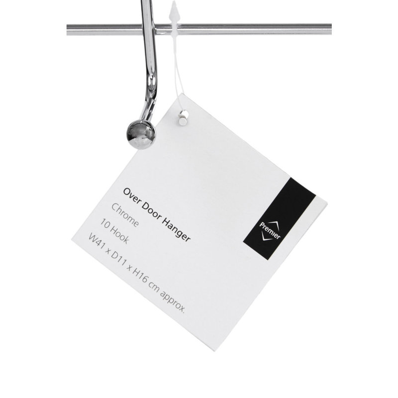 Khadeeja Over-the-Door 10 - Hook Wall Mounted Coat Rack