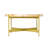 Debrah Modern Burl Wood Handcrafted Coffee Table
