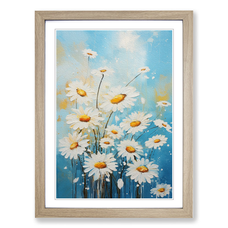 Single Picture Frame Print on Wood, Oak Framed, 64cm H x 46cm W