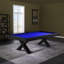 Table de billard en ardoise 8 pi Texas II avec pieds en acier-125009015