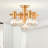 Glass Semi Flush Mount