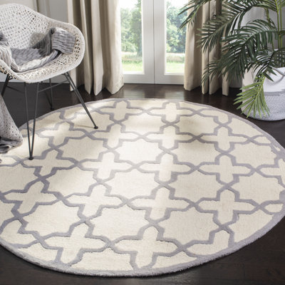 Cannen Hand Tufted Wool Geometric Rug