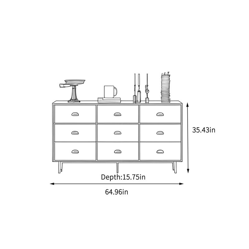 Large-capacity drawer storage cabinet