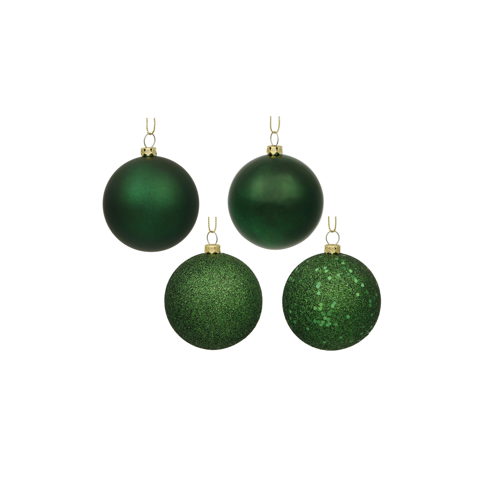Holiday Décor Ball Ornament, Emerald, 2.75"