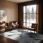 Oriental Area Rug-217403964