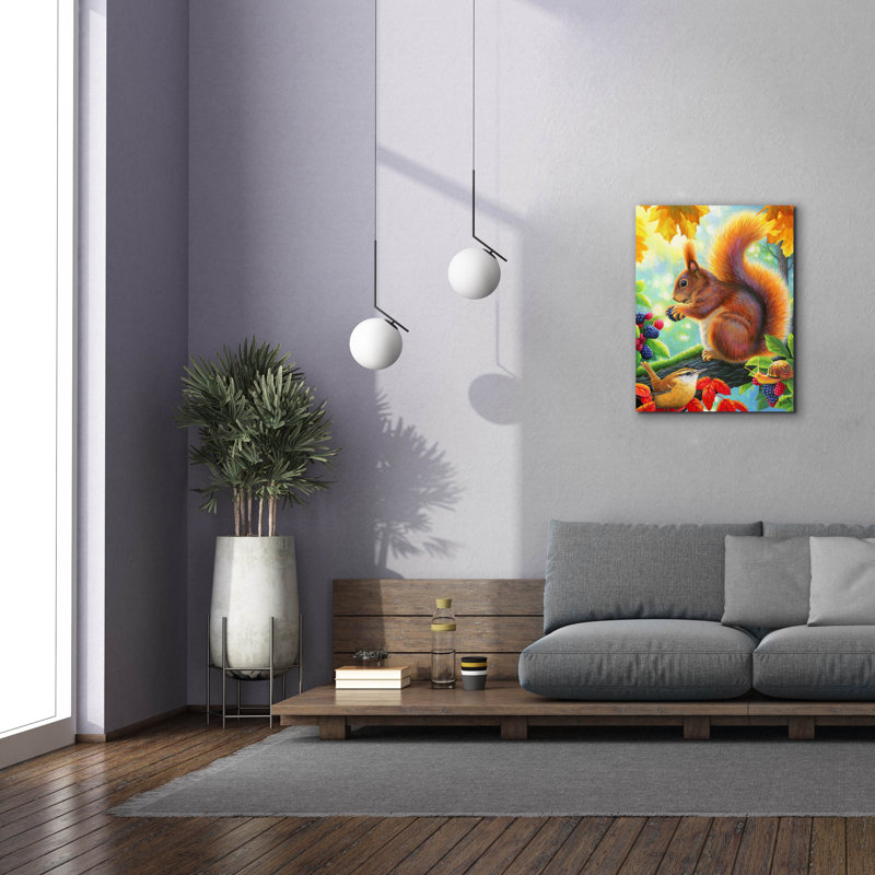 «Berry Happy» par Bridget Voth, H 34 po x l 26 po x P 1,5 po