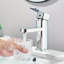 Chrome Basin Mixer Tap Mono Bathroom Sink Vanity Cloakroom Tap Fixings Waste