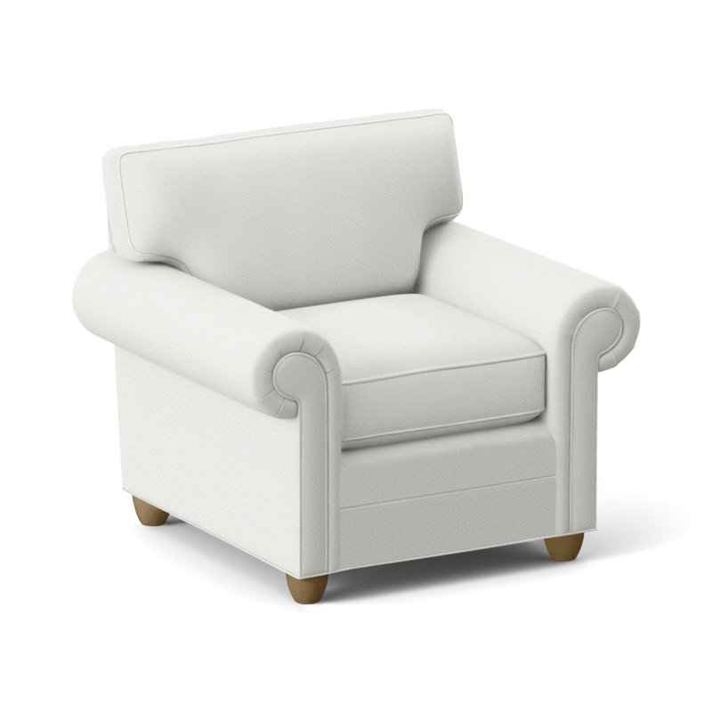Main Street Cotton Armchair, Kempsey Sheepskin, Hampton