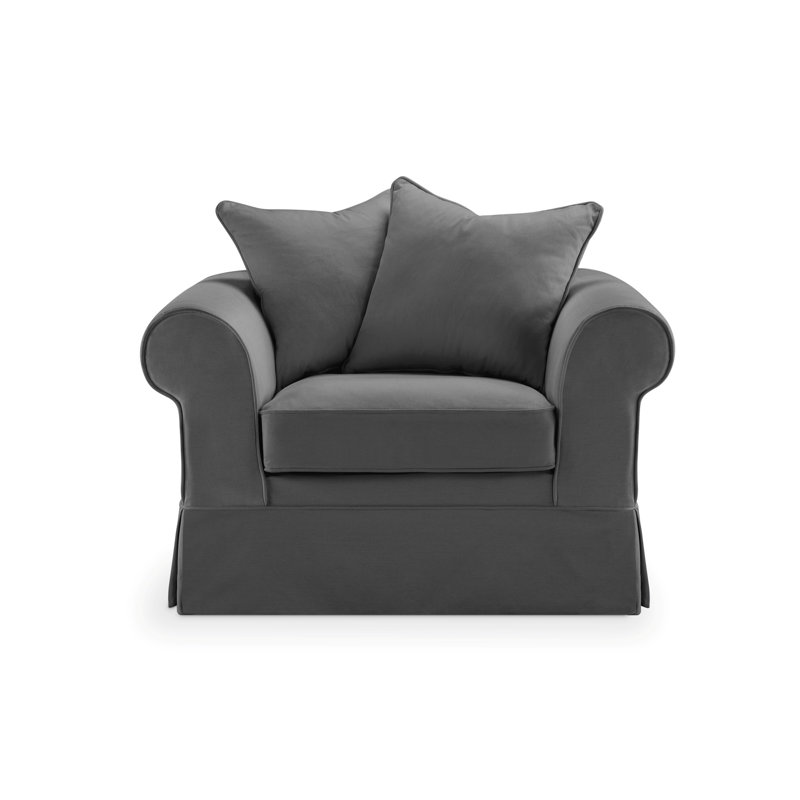 Fauteuil Willis, Gris foncé