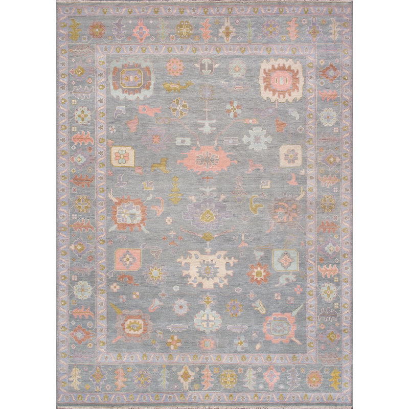 Oushak Handmade Wool Oriental Area Rug, Rectangle 7'11" x 10'2"