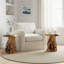 Table de bout Natural Tree Stump