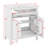 60" Bathroom Vanity Set With Double Sink, Vanity Cabinet With Flip Drawer, 2 Doors, And Adjustable Shelf, Solid Wood Bathroom Cabinet-400892026