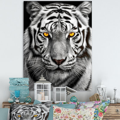 " Fierce White Tiger I "
