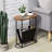 Freestanding Magazine Rack with Top Shelf