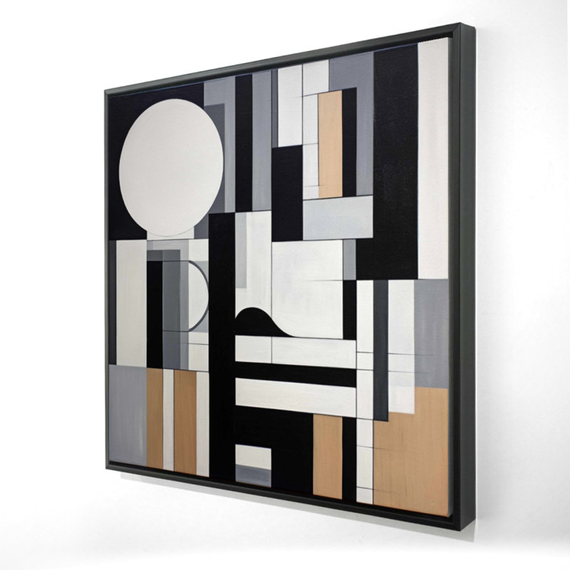 Overload - Illustrative Black Framed Canvas for Home Decor