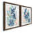 Papier, cadre noyer