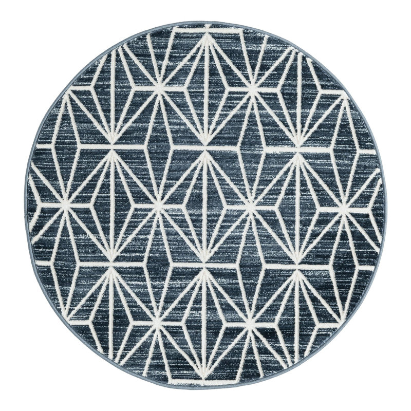 Delinah Jill Zarin Fifth Avenue Uptown Rug, Round 3'3"