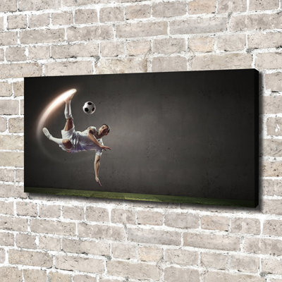 Footballer - Wrapped Canvas Print