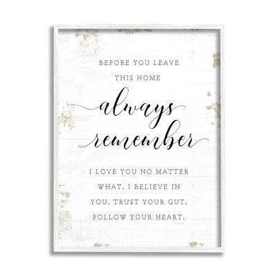 «Always Follow Your Heart Expression Country Home Charm» par Jennifer Pugh