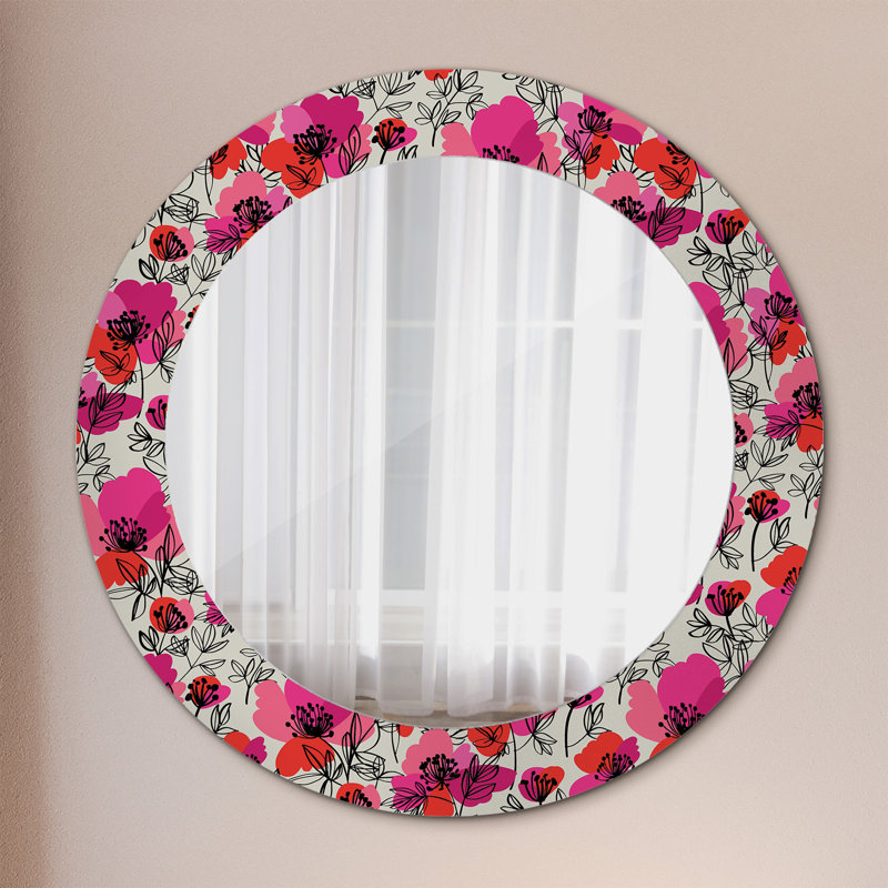 Huldar Glass Flat Wall Mirror