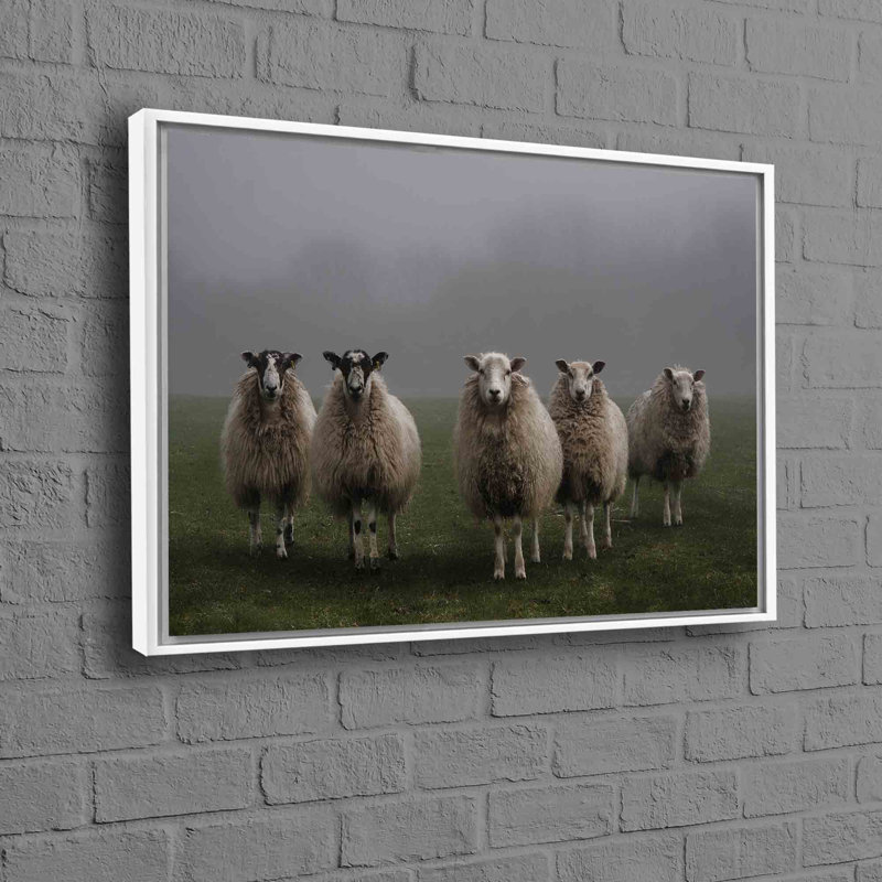 Print on Canvas, Framed Print without Mat, 20cm H x 30cm W, Black