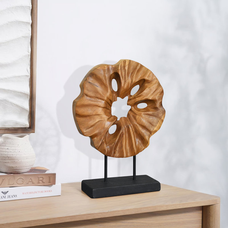 Irregular Teak Root Sculpture
