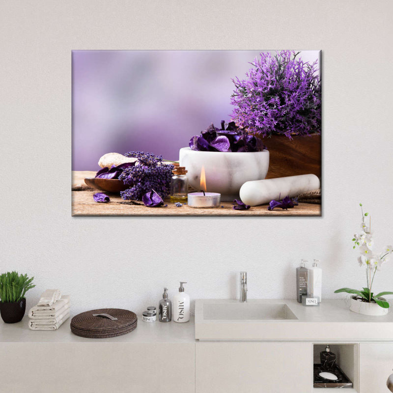" Calming Lavender Canvas Print ", 24" H x 36" W x 1.25" D