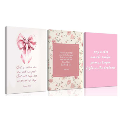 3 Piece Wrapped Canvas Print