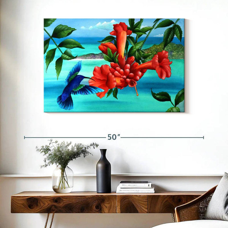 Exotic Afternoon Delight, 26" H x 39" W