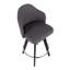 Tabouret de comptoir pivotant 26 po Tincea-70380110