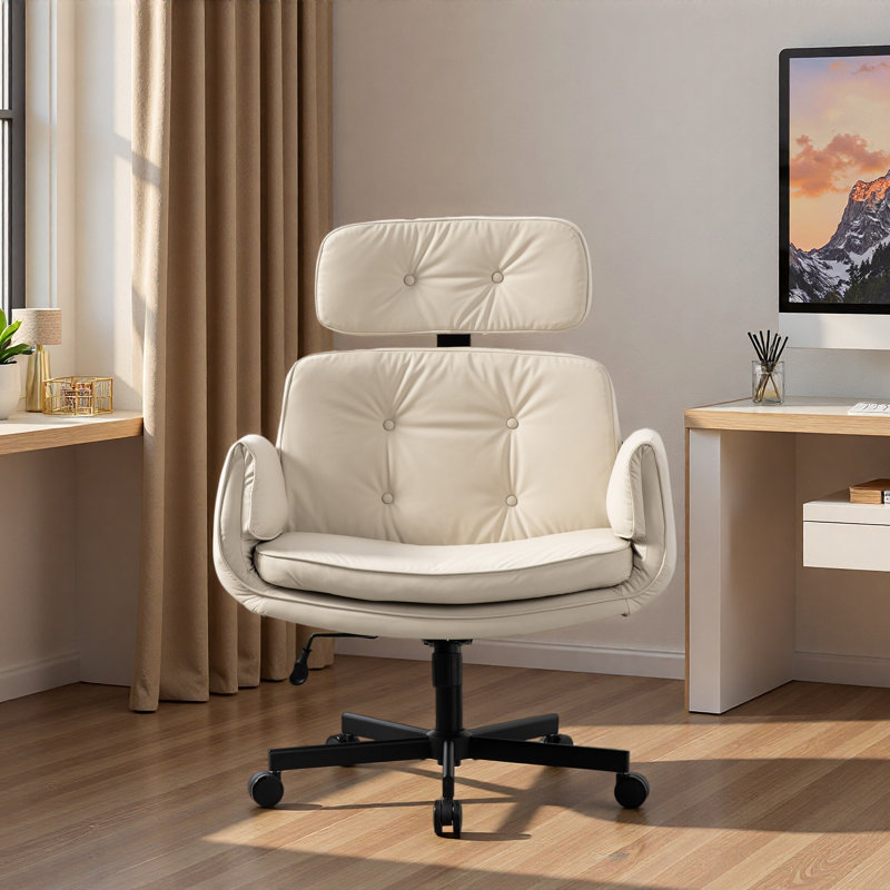 Fauteuil de bureau Criss, Beige
