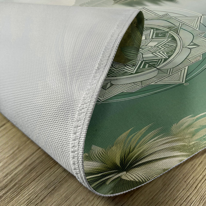 Ensemble de 4 napperons vert ardoise Ambesonne