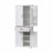 Bathroom Storage Cabinet With Doors And Drawer, Multiple Storage Space, Adjustable Shelves-1311901794