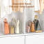 Organisateur de sacs et sacs à main pour garde-robe: Tablette de rangement réglable pour sacs à main transparents - Séparateurs d'embrayage en plastique | Minimal | Keep Purses Upright