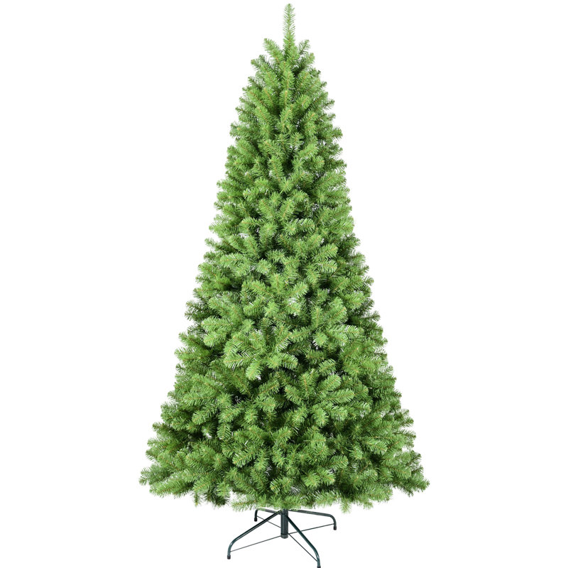 Arbre de Noël avec 760 pointes et fil mémoire, à charnières, look complet pour décoration intérieure des Fêtes - arbre artificiel de 6 pieds, pointes, configuration classique