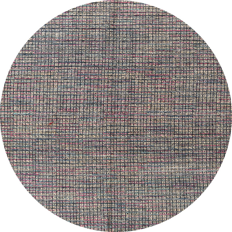 Abstract Indoor Rug, Round 8'
