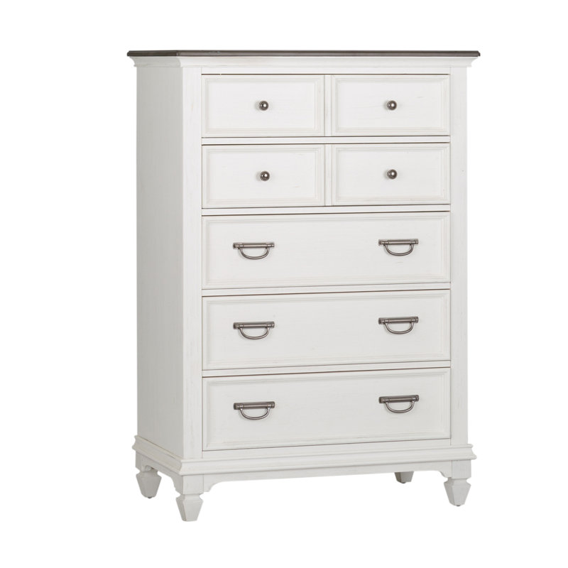Colburn 38'' W 5 - Drawer Dresser, White