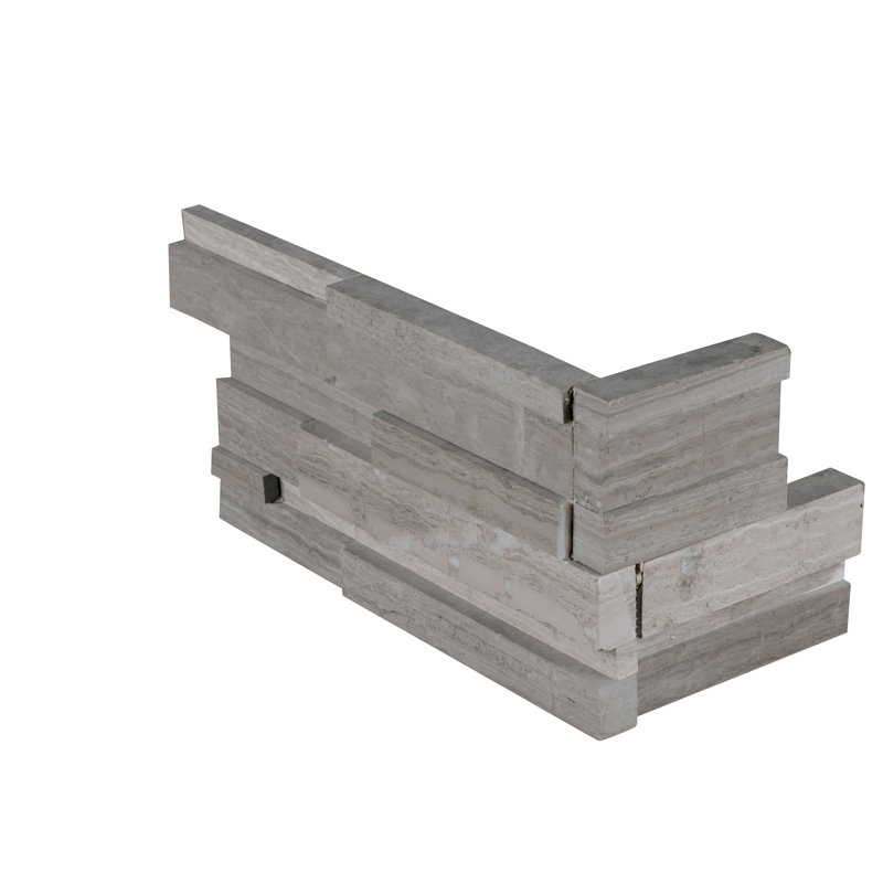Carrelage mural de coin 6 po x 18 po Stonecrest, Cindero