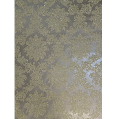 Papier peint damas victorien Shadasha