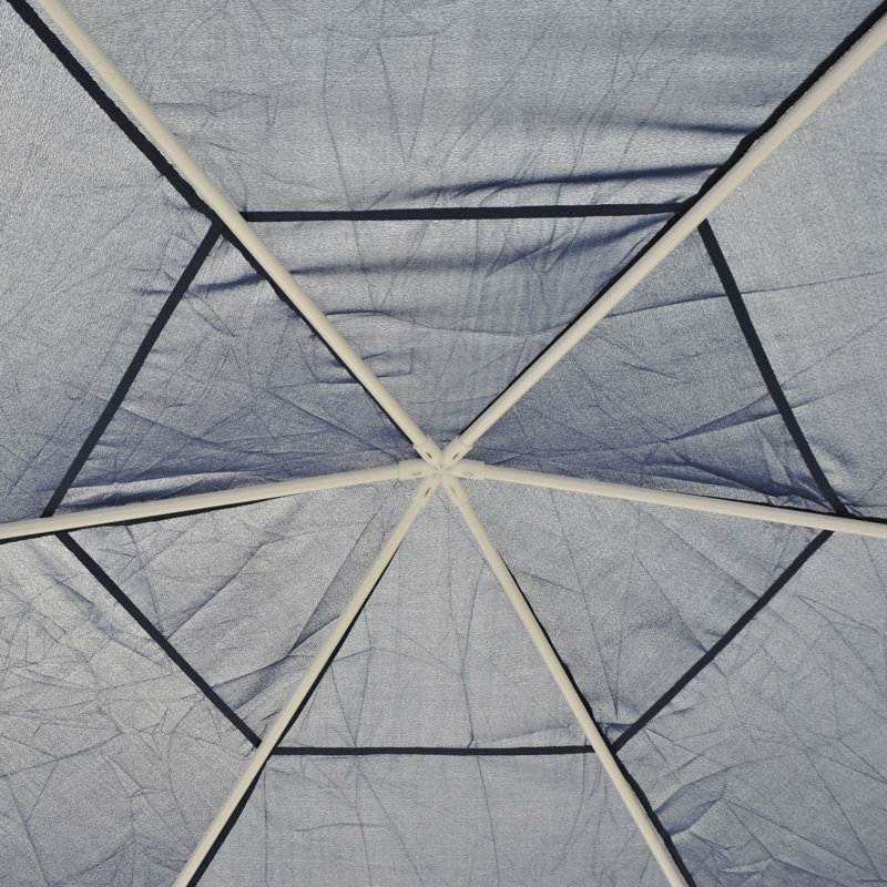 13 Ft. W x 13 Ft. D Steel Patio Gazebo, Blue