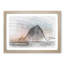 Birds Flying over the Beach in Abstract - Picture Frame Graphic Art Print-55685562-55685573