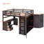 Lit mezzanine avec tiroirs, bureau et garde-robe-927013057-927013056