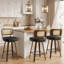 Tabouret de bar et de comptoir pivotant Lucania-377456195-372325215-362399370