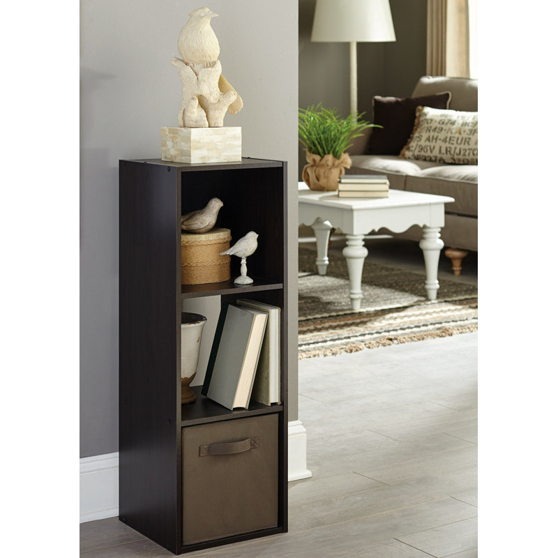 Bibliothèque à 3 cubes H 35,91 po x l 12,24 po Cubeicals, Espresso