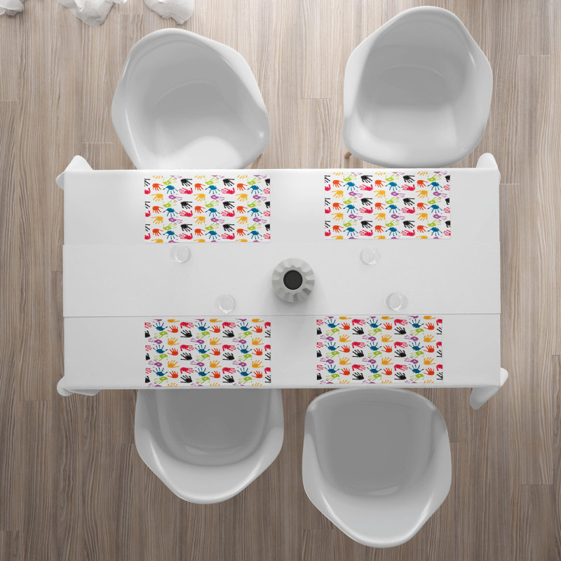 Polyester Abstract Rectangle Placemat