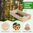 Arlmont & Co. Raised Garden Bed Fir Wood Wooden Square Wood Planter Box For Flower Outdoor