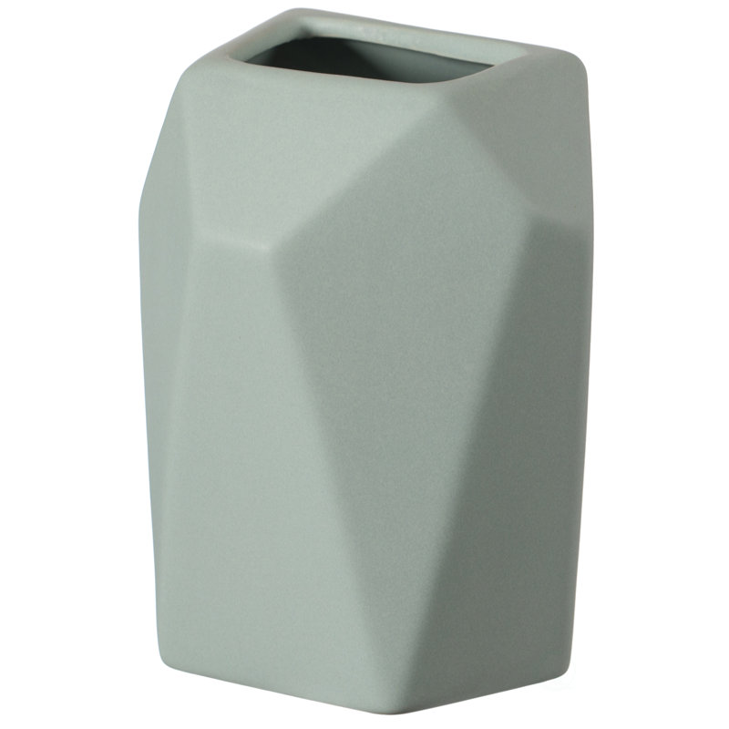 Jakeob Ceramic Table Vase, Green