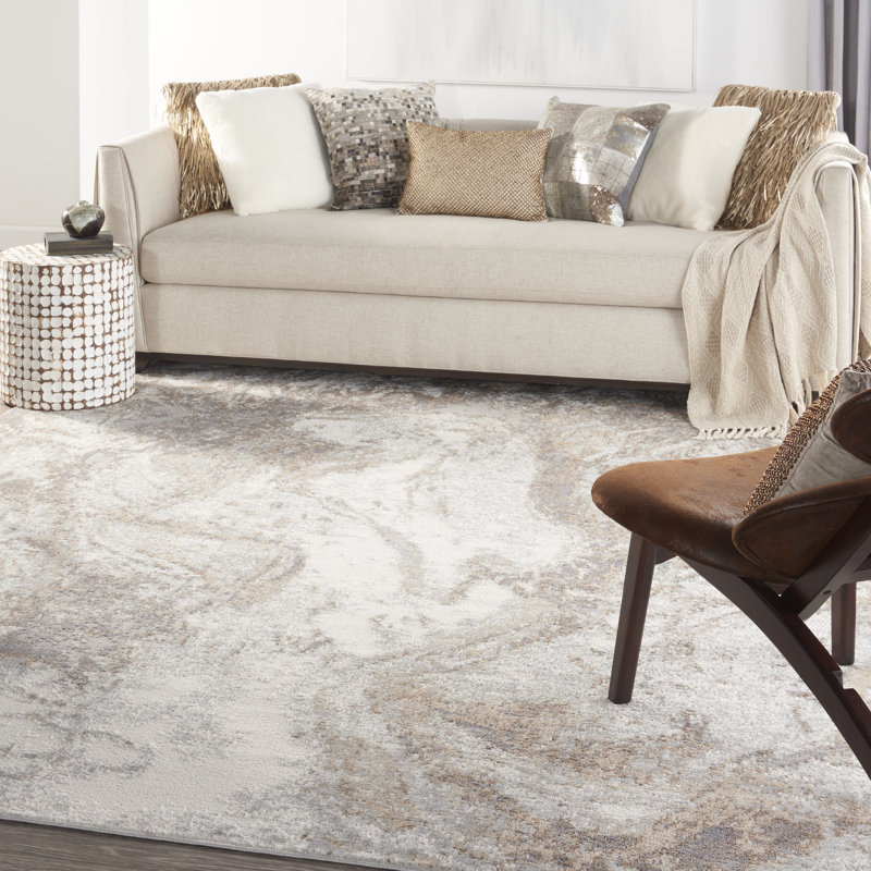 Abstract Indoor Rug, Rectangle 7'10" x 9'10"